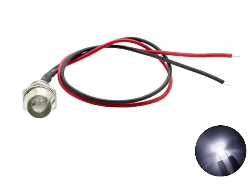 LED inbouw spot xenon wit 6000K 12 volt - 24 volt - interieur verlichting - Truckstyling artikel - EAN: 6090545981999