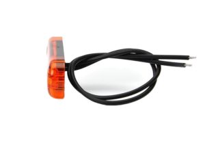 WAŚ LED marker lamp orange with 3 LED's - suitable for 12 and 24 volt use - car, trailer, tractor, truck, camper and more - EAN: 5901323111525