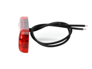 WAŚ LED markeringslamp rood met 3 LED's - geschikt voor 12 en 24 volt gebruik - auto, aanhanger, tractor, vrachtwagen, camper en meer - EAN: 5901323111532
