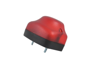 Horpol LTD232 LED Kennzeichenleuchte mit roter Haube und roter LED's - Kennzeichenleuchte für 12 und 24 Volt - PKW, Anhänger, LKW, Traktor, Wohnmobil und mehr - EAN: 2000010025084