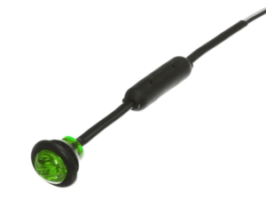 LED recessed lamp 28mm GREEN - LED lamp suitable for 12 and 24 volt use - EAN: 9335962031528