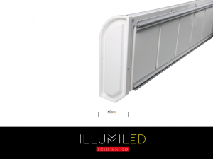 IllumiLED light box 15 centimeters depth 140 centimeters wide 40 centimeters high