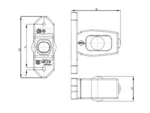Afmetingen Horpol LD 534 - EAN: 5903116345346