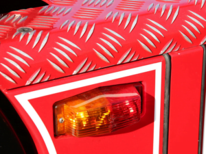 Dubbelbrander met oranje en rood lamp glas - dubbelpolige voor 12 en 24 volt gebruik - EAN: 6090442572535