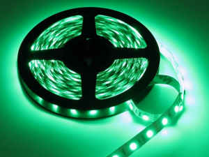 LED strip green for the truck - 5 meters long with silicone layer - suitable for 24 volts - EAN: 6090436317388