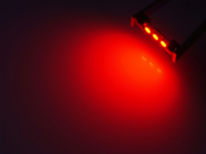 Soffitte LED Röhrenlampe 36mm für 24 Volt Betrieb - Farbe rot - EAN: 6090542080084