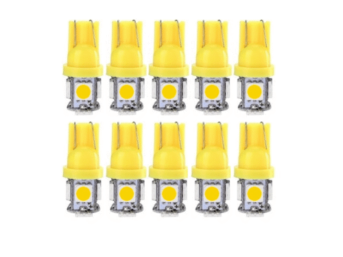 T10 led lamp amber 24V - value pack 10 pieces - for 24 volt use - EAN: 6090537048037