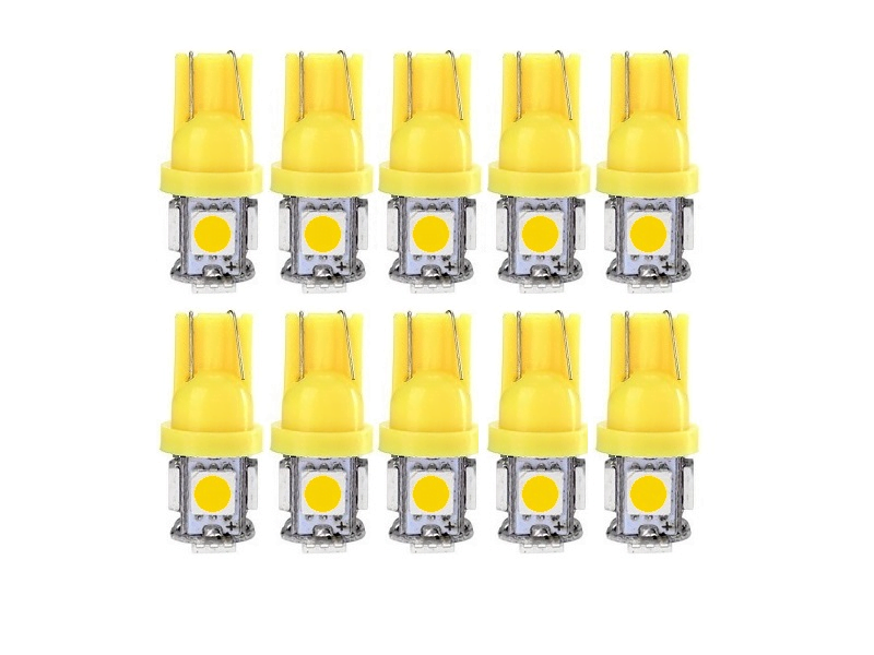 T10 led lamp amber 24V - value pack 10 pieces - for 24 volt use - EAN: 6090537048037