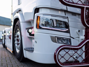 Scania Next Gen truck entry with Danish LED position light - for 12 and 24 volt use - EAN: 7392843079712