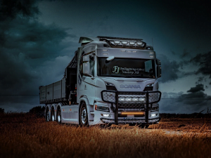 Scania Next Gen mit Siberia LED Stange 42'' zweireihig - 412w - EAN: 7323030183820