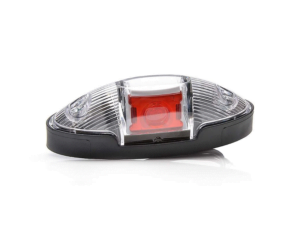 WAŚ W107 LED Markierungsleuchte - verwendbar für PKW, Wohnmobil, LKW, Anhänger, Traktor und mehr - funktioniert mit 12 und 24 Volt - EAN: 5901323119576