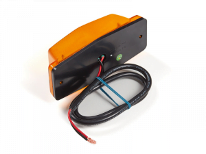 Nedking LED dubbelbrander oranje - voorzien van 8 LED's - enkel geschikt voor 24 volt gebruik - vrachtwagen en trailer verlichting - EAN: 6090428597583