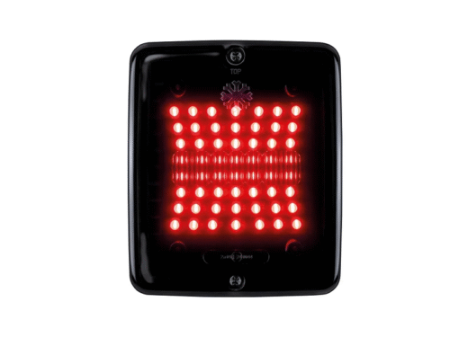 Strands IZE LED achterlicht - Dark Knight - geschikt voor 24 Volt gebruik - EAN: 7323030187873