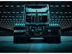 IZE LED mistlicht van Strands Gemonteerd op een Scania - UITGESCHAKELD