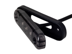 Strands Dark Knight markeringslamp oranje met 3 LED's - geschikt voor 12 & 24 volt gebruik - voor auto, aanhanger, vrachtwagen, trailer, camper en meer - EAN: 7323030187125