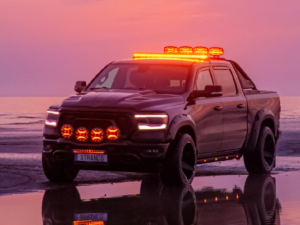 Strands Cruise Light LED zwaailampbalk 107cm - LED Roof Bar voor 12 & 24 volt gebruikt - EAN: 7350133811220