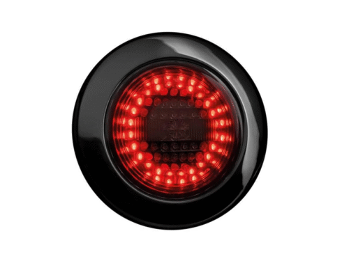 Strands IZE LED achterlicht RECHTS in Dark Knight uitvoering - LED lamp voor 12 & 24 volt gebruik - EAN: 7323030187491