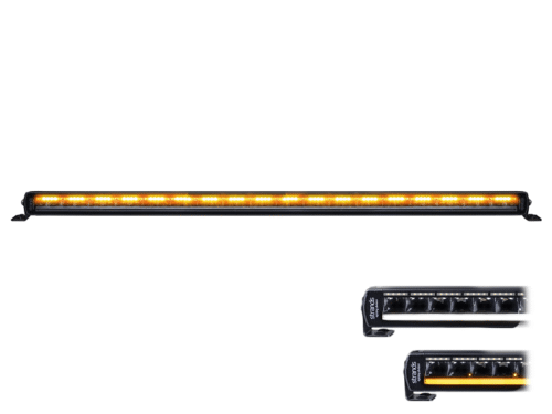 Strands Siberia Night Guard single row 38inch - LED bar 38 '' with standlight and built-in flash - for 12 & 24 volt use - LED spotlight car, truck, camper, tractor and more - EAN: 7323030187071