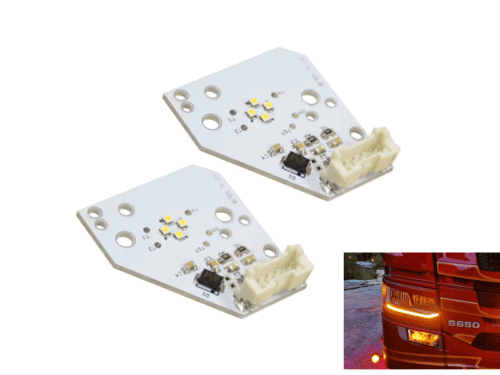 MTRS Scania Next Gen LED dagrijverlichting ORANJE - geschikt voor Scania vrachtwagen met LED pakket - Matronics nummer 240840 - EAN: 7448155842831