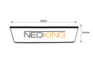Nedking LED lichtplaat voor DAF XF 105 en 106 - geschikt voor Super Space Cab / SSC - afmetingen 146 x 28,5 cm