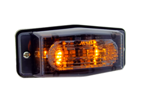 M-LED dubbelbrander SMOKE - FULL LED dubbelbrander met ORANJE - WIT licht die het ECE R148 en ECE R65 keurmerk draagt - dubbelbrander met LED flitser voor 12 en 24 volt gebruik -