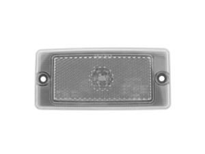 M-LED classic markeringslamp WIT - FULL LED bloklamp voor bijvoorbeeld een lichtlat, side skirt of markeringslamp voor auto, bestelwagen, vrachtwagen en meer - met ECE R148 en ECE R150 keurmerk - markeringslamp voor 12 en 24 volt gebruik - vervangt Hella 2PG 004 361-011 en 2PG 002 727-021 - M-LED ZM369