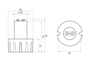 Technische tekening ADL26315-CR