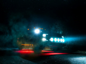 Ford F150 SUV car with various types of LED lighting installed from the brand Strands - EAN: 7323030191603