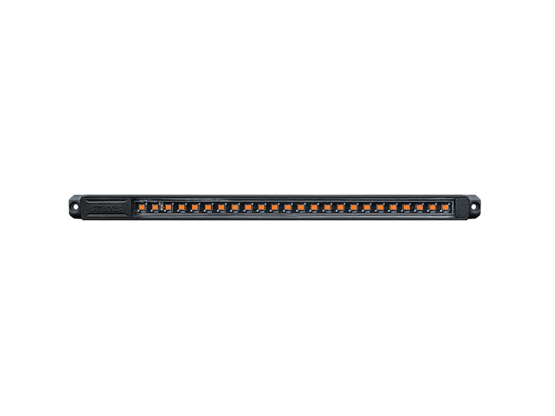 Strands Unity Interior light AMBER - LED strip Underglow 28cm - Strands 809269 - LED verlichting voor 12 en 24 volt gebruik - geschikt voor binnen en buiten met IP67 keuring - ook als - EAN: 7323030191597