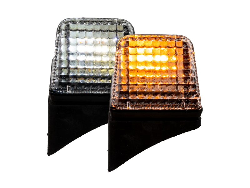 Volvo LED toplamp DUAL COLOR RECHTS - NEDKING LED toplamp voor een vrachtwagen cabine - tweekleurig standlicht ORANJE/WIT - geschikt voor onder andere cabine dak