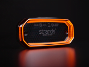 Strands FOR9T Scale position light orange - new model marker light supplied with 5.0 meter cable - easy installation guaranteed - for car, truck, camper, trailer and more - Strands 850452 - EAN: 7323030191719