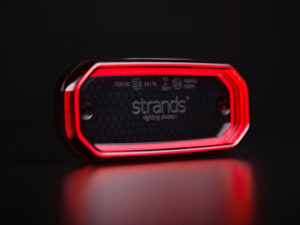 Strands FOR9T Scale position light red - new model marker light supplied with 5.0 meter cable - easy installation guaranteed - for car, truck, camper, trailer and more - Strands 850453 - EAN: 7323030191726