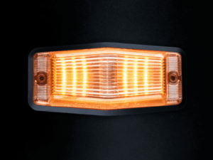 Strands IZE LED Silver Arrow LED dubbelbrander met flitser - DUAL COLOR LED dubbelbrander met waarschuwingslamp en helder glas - geschikt voor 12 en 24 volt gebruik - EAN: 7323030192259