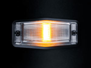 Strands IZE LED Silver Arrow LED dubbelbrander met flitser - DUAL COLOR LED dubbelbrander met waarschuwingslamp en helder glas - geschikt voor 12 en 24 volt gebruik - EAN: 7323030192259