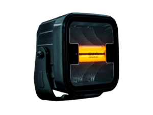 Strands HEAT Arbeitsleuchte 70W Arbeitsleuchte mit beheiztem Glas, damit kein Frost an die Leuchte gelangt - Aluminium-Arbeitsleuchte mit LED Standlicht in der Farbe ORANGE/ROT - Strands 809265- Strands SIBERIA XP HEAT ARBEITSLEUCHTE - geeignet für 12 und 24 Volt - EAN: 7323030192471
