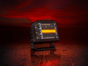 Strands XP RED FOX LED werklamp met side shooter en LED flitser - Strands 809282 - LED werklamp 44w - DUAL COLOR standlicht - geschikt voor 12 en 24 volt - EAN: 7323030192839