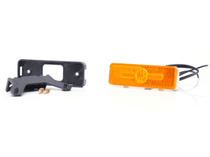 WAŚ W254 LED markeringslamp ORANJE - LED lamp met ingebouwde reflector en ECE R148 keurmerk - WAŚ 2033 - lamp is geschikt voor 12 en 24 volt gebruik - EAN: 5903098130305