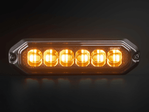 Strands Dark Knight 6 LED Blitz DUAL COLOR - Warnleuchte mit ECE R65 Gütezeichen - - Strands 850460 - Strands DARK KNIGHT STROBE LIGHT DUO 6 LED - geeignet für 12 und 24 Volt - EAN: 7323030192150