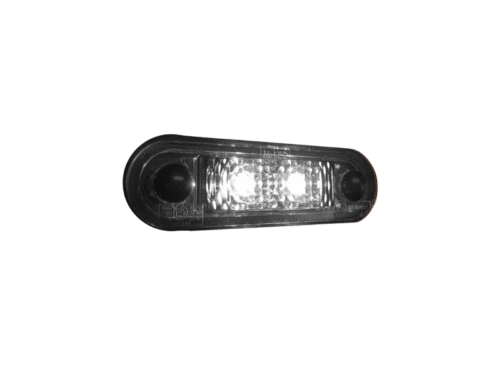 M-LED markeringslamp - helder wit - geschikt voor 12 en / of 24 volt gebruik - ZM397 - 2 LED punten