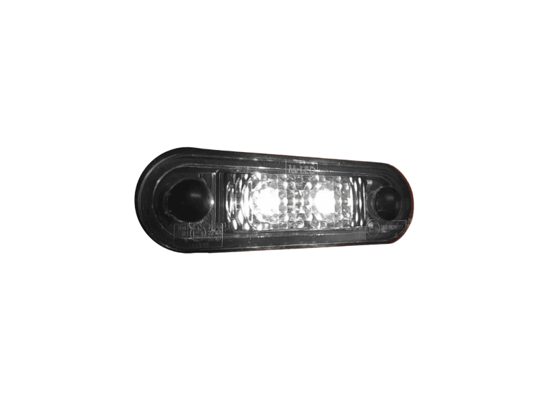 M-LED markeringslamp - helder wit - geschikt voor 12 en / of 24 volt gebruik - ZM397 - 2 LED punten