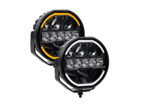 Strands Siberia Skylord 7 inch verstraler - tweekleurig standlicht - geschikt voor 12 en / of 24 volt gebruik - Strands 270947 - 11 LED punten - EAN: 7350133818359