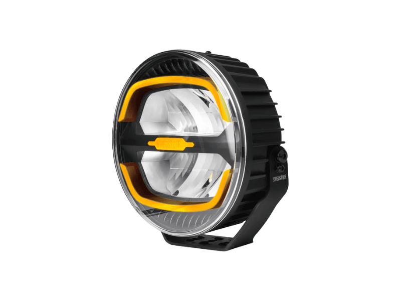 Swedstuff verstraler DL 9 inch - tweekleurig standlicht - geschikt voor 12 en / of 24 volt gebruik - 6 LED punten - EAN: 7323030193485