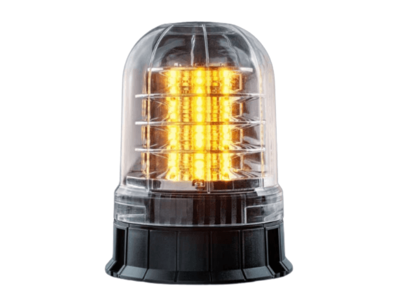 Big Energy rotating beacon XL CLEAR - ECE R65 approval - 12&24 volt - 24 LED's - Strands 850971