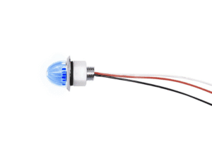 Nedking mini melon light blauw - 350219 - helder glas - diameter 38 mm - 12 & 24 volt - IP67