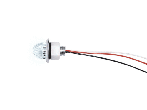 Nedking mini melon light wit - 350219 - helder glas - diameter 38 mm - 12 & 24 volt - IP67