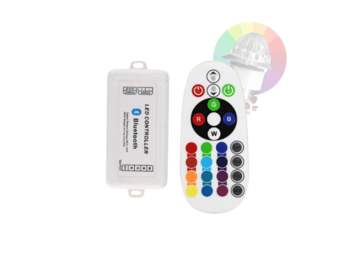 Afstandsbediening voor RGB melon light - 350219 - Nedking - 12 & 24 volt - schakelbaar tot 50 stuks