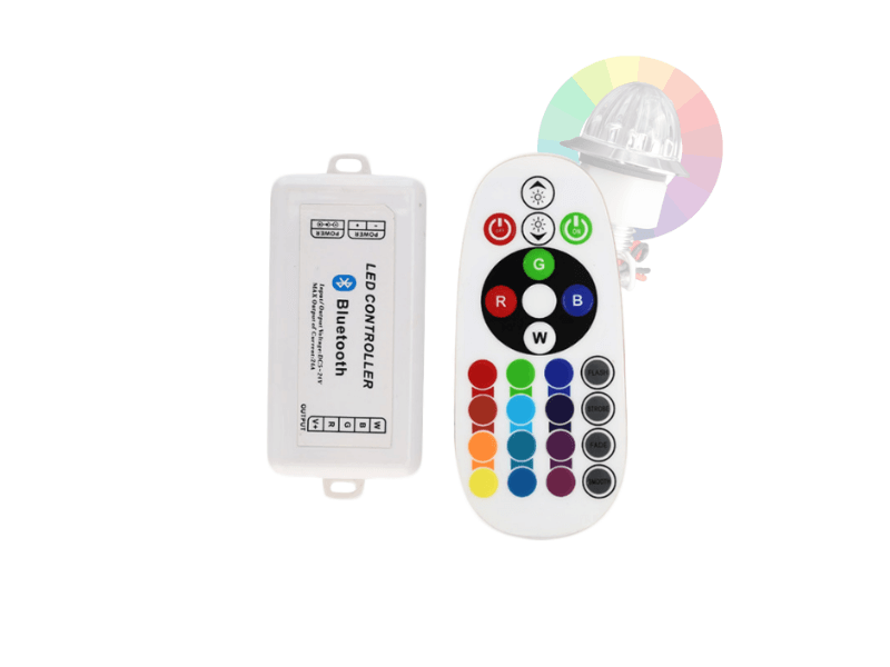 Fernbedienung für RGB Melonenlicht - 350219 - Nedking - 12 & 24 Volt - schaltbar bis zu 50 Stück