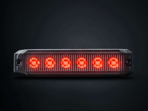 Dark Knight SM6 positielicht - rood - geschikt voor 12 en / of 24 volt gebruik - Strands 809513 - 6 LED punten - EAN: 7323030193164