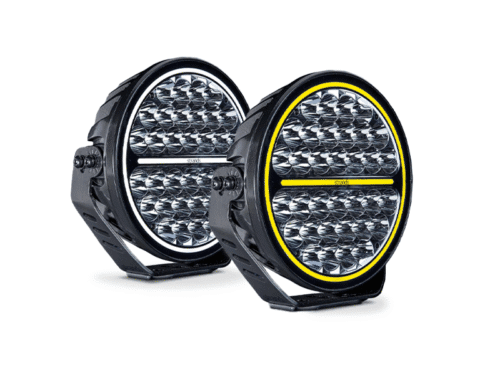 Siberia XP Driving Light 9 inch verstraler - tweekleurig standlicht - geschikt voor 12 en / of 24 volt gebruik - Strands 270992 - 34 LED punten - EAN: 7323030193324