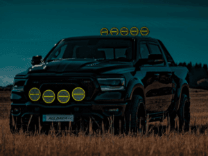 Siberia XP 9 inch gemonteerd op een 4x4 Ford